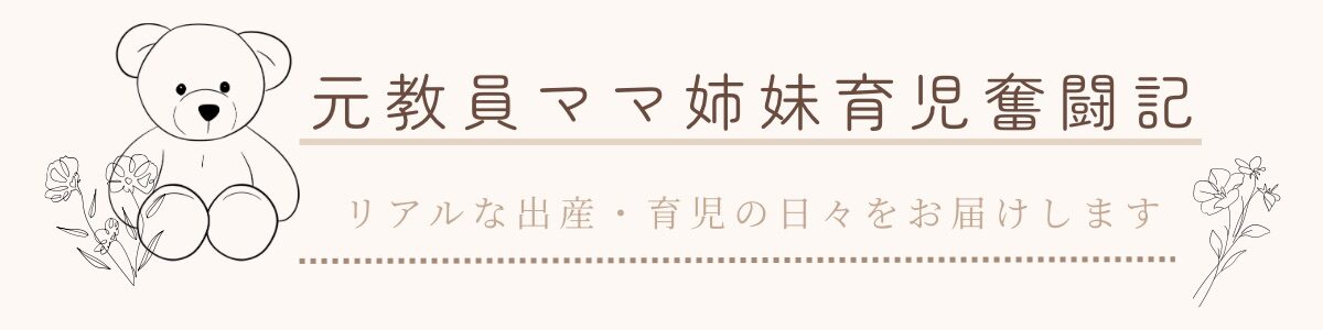 元教員ママ姉妹育児奮闘記